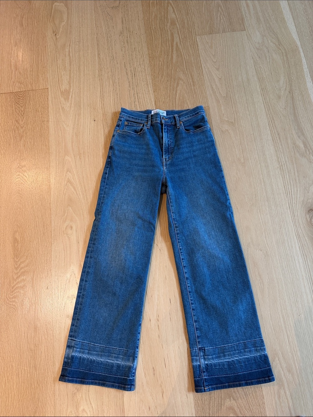 Derek Lam 10 Crosby Classic Wide-Leg Women's Jeans in Blue